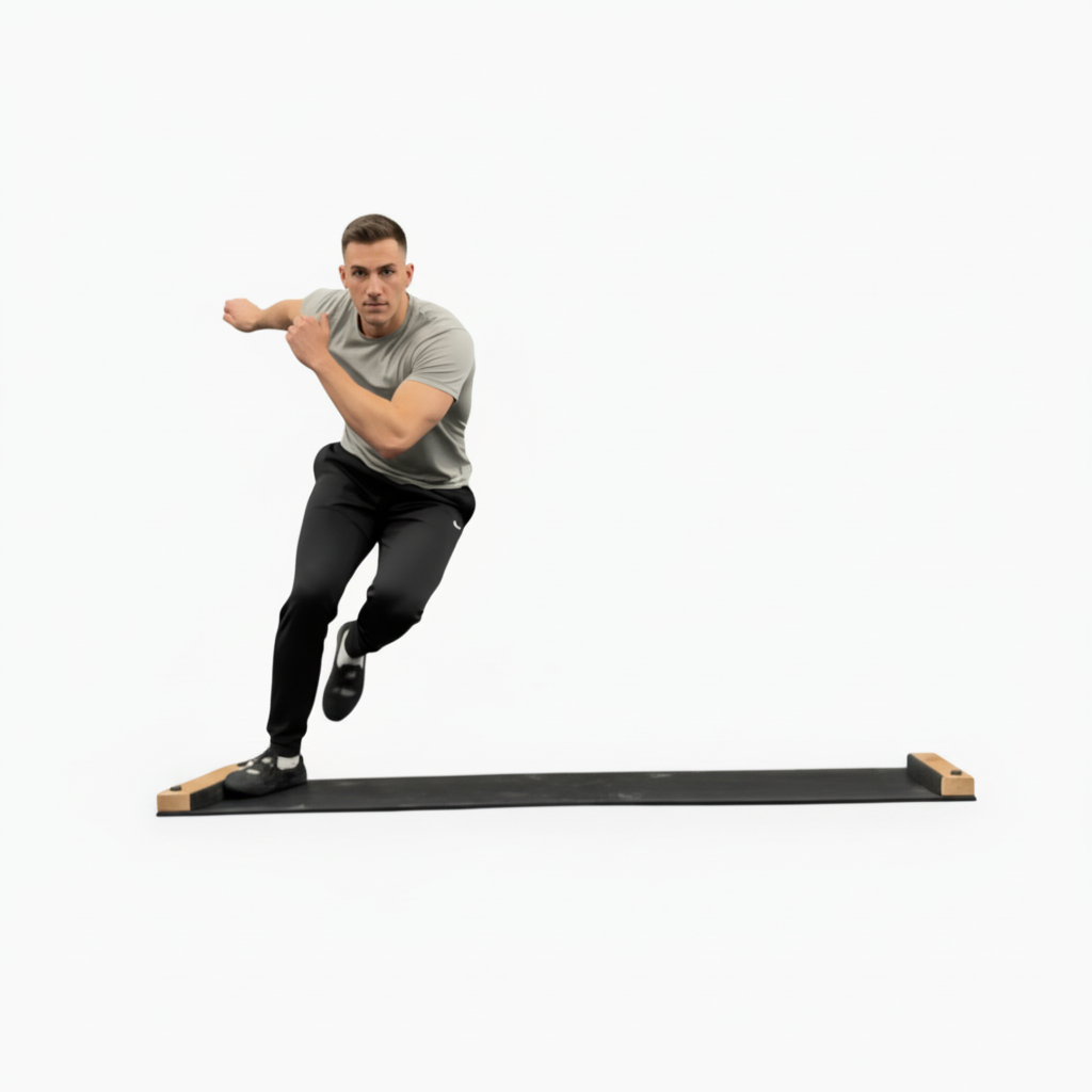 MaXXSlide Adjustable Exercise Slide Board (5ft or 6ft) – Hockey, Agility, Core & Lateral Training