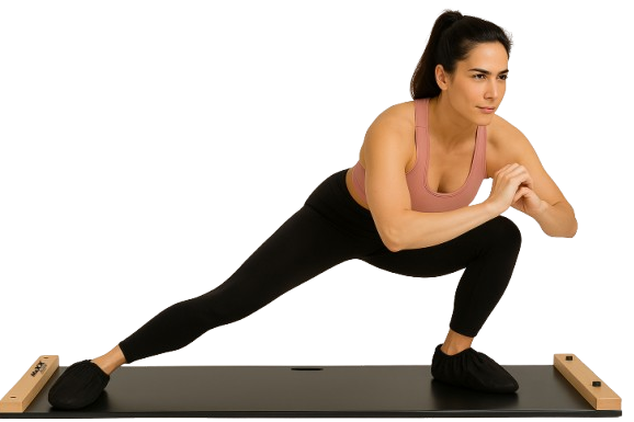 MaXXSlide Adjustable Exercise Slide Board (5ft or 6ft) – Hockey, Agility, Core & Lateral Training